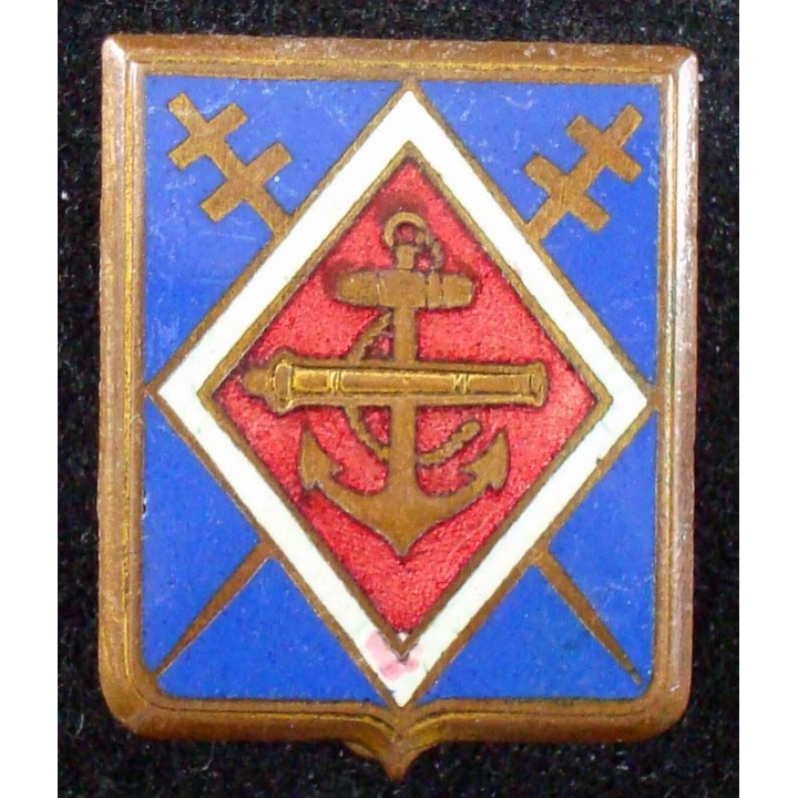 1° régiment d'artillerie coloniale de fabrication Drago Béranger en émail