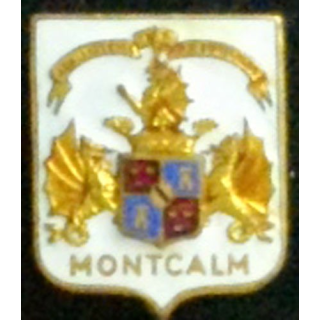 MONTCALM : insigne du Croiseur Montcalm Augis en émail