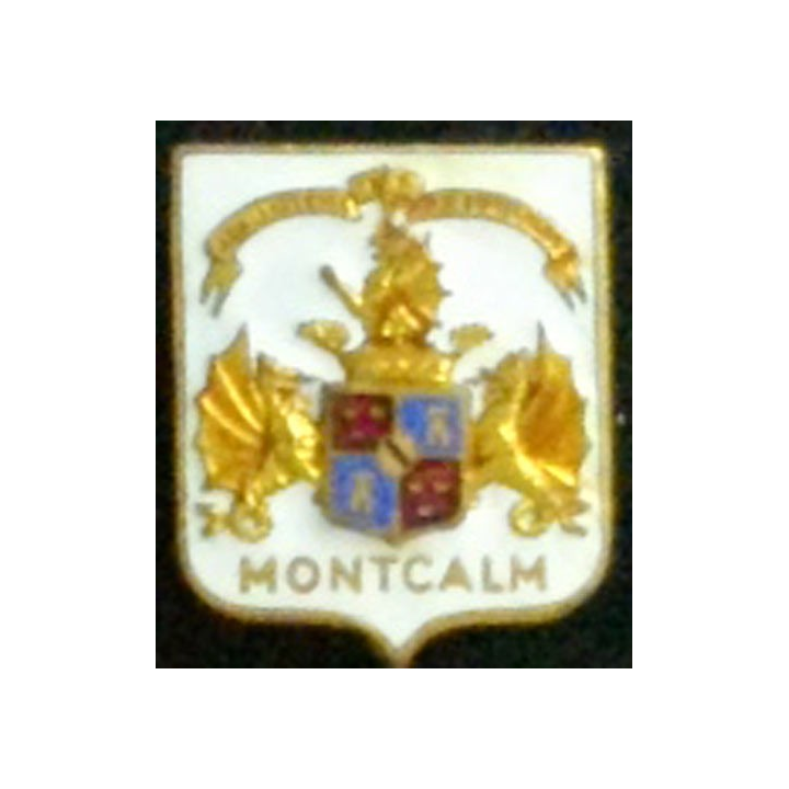 MONTCALM : insigne du Croiseur Montcalm Augis en émail