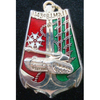 43° bataillon d'infanterie de marine Boussemart G. 1729 modèle prestige argenté