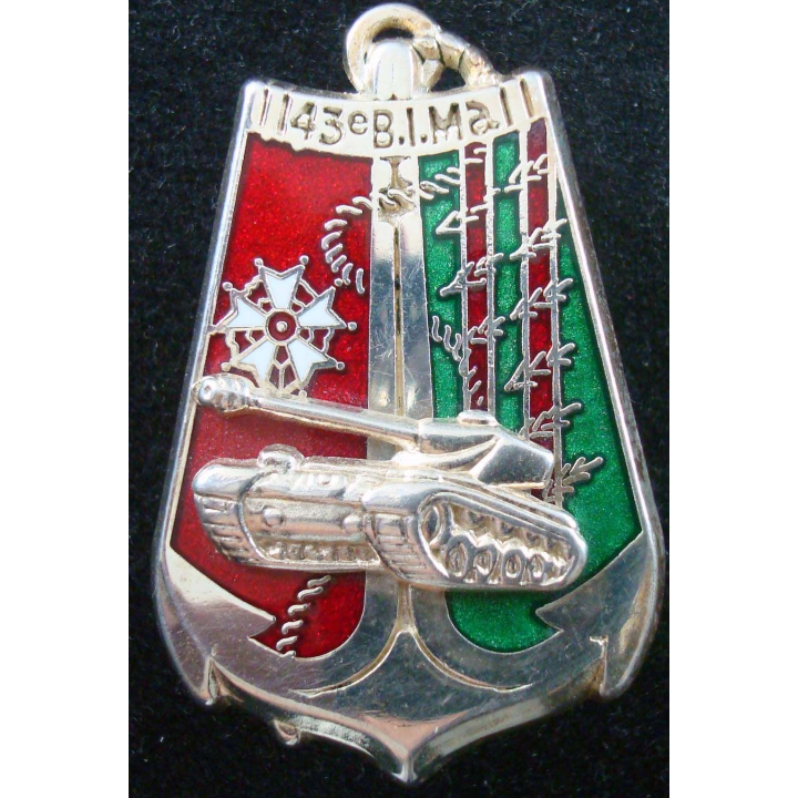 43° bataillon d'infanterie de marine Boussemart G. 1729 modèle prestige argenté