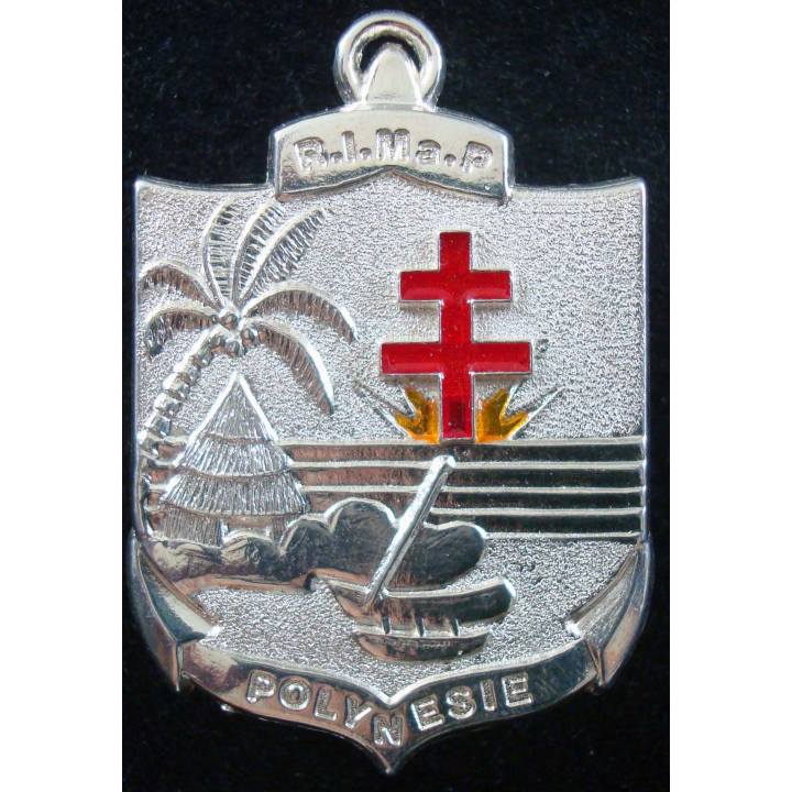 Régiment d'infanterie de marine de Polynésie Boussemart 2002 prestige argenté
