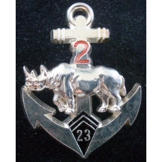 2° escadron du 23° régiment d'infanterie de marine Boussemart 2004 modèle prestige argent