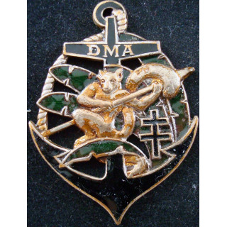 Détachement motorisé autonome de Madagascar Drago Béranger sans attache en émail