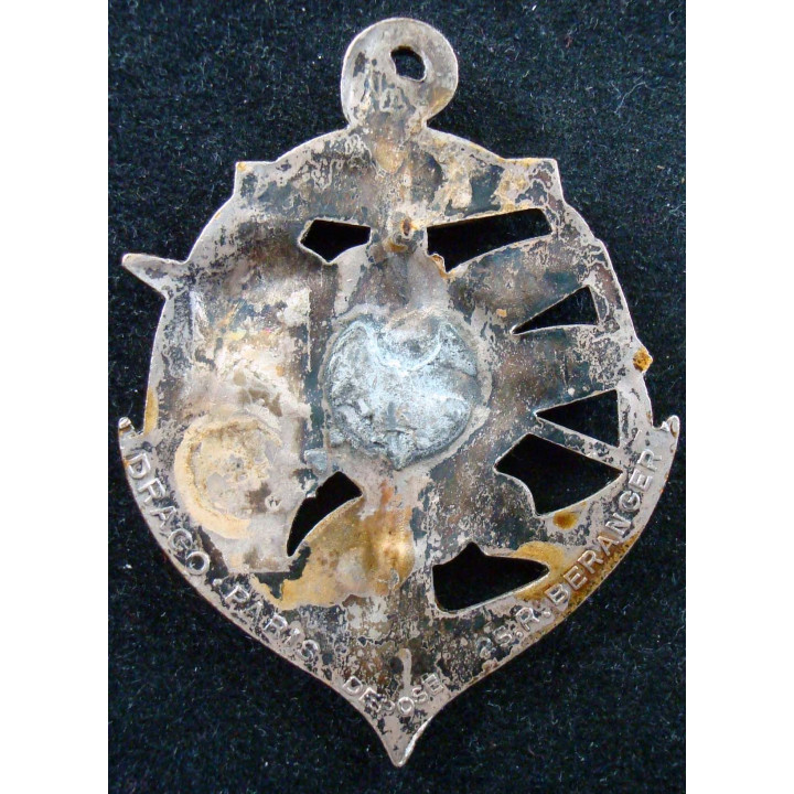 Détachement motorisé autonome de Madagascar Drago Béranger sans attache en émail