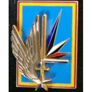 6° GHL : insigne du 6° groupe d'hélicoptères légers de fabrication Boussemart G. 4066