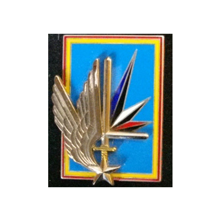 6° GHL : insigne du 6° groupe d'hélicoptères légers de fabrication Boussemart G. 4066