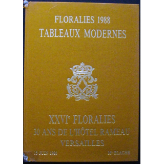 Catalogue de vente intitulé les Floralies 1988 (26° Floralies)