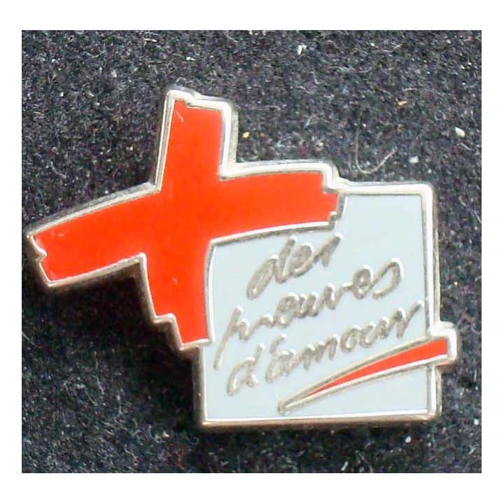 Pin's divers : pin's des pauvre d'amour de largeur 2,2 cm