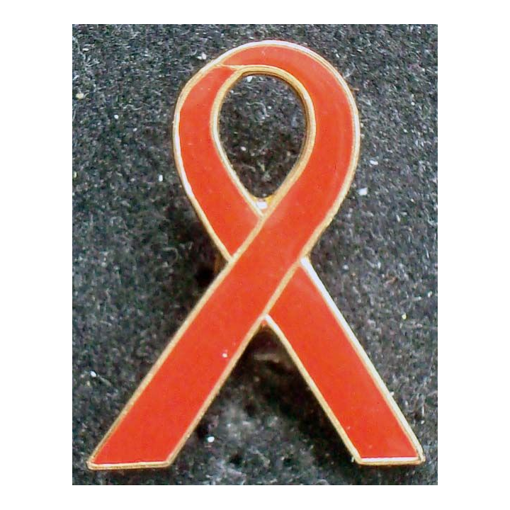 Pin's santé : pin's de l'association Sidaction de fabrication APIC Paris de hauteur 2,2 cm