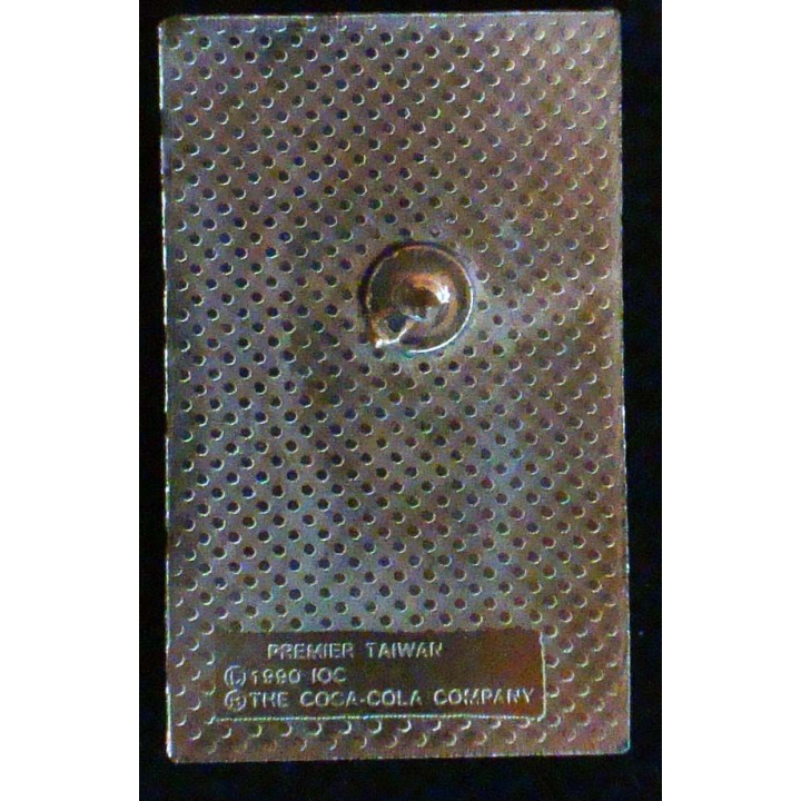 Pin's Coca Cola : pin's publicitaire de Coca Cola des jeux d'hiver olympiques de Saproro 1972