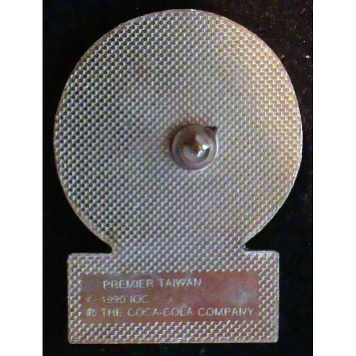 Pin's Coca Cola : pin's publicitaire de Coca Cola des jeux olympiques d'hiver d'Oslo en 1952