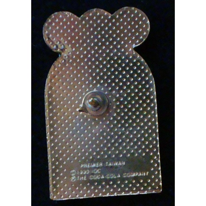 Pin's Coca Cola des jeux olympiques de Chamonix en 1924 de fabrication Premier Taïwan