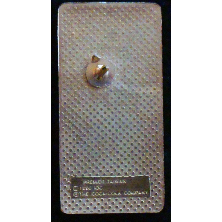 Pin's Coca Cola des jeux olympiques d'Albertville en 1992 de fabrication Premier Taïwan