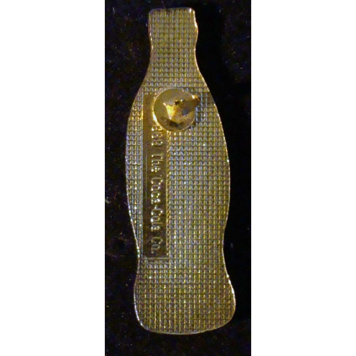 Pin's Coca Cola : pin's publicitaire de Coca Cola bouteille de verre