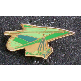Pin's parachute : pin's représentant une aile delta de parachute