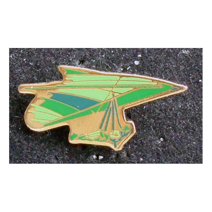 Pin's parachute : pin's représentant une aile delta de parachute
