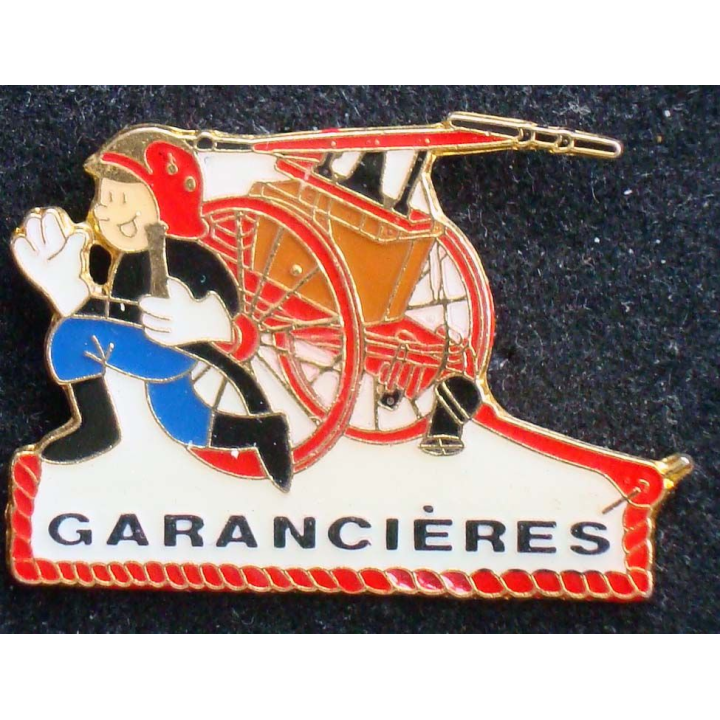 Pin's pompier : pin's des pompiers de garancières