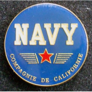 Pin's militaire : pin's de la compagnie de Californie US Navy
