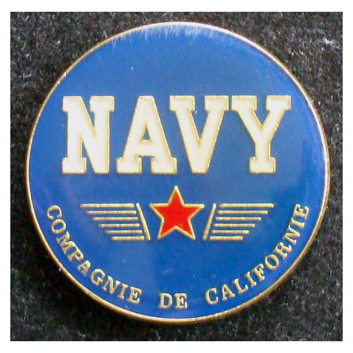 Pin's militaire : pin's de la compagnie de Californie US Navy