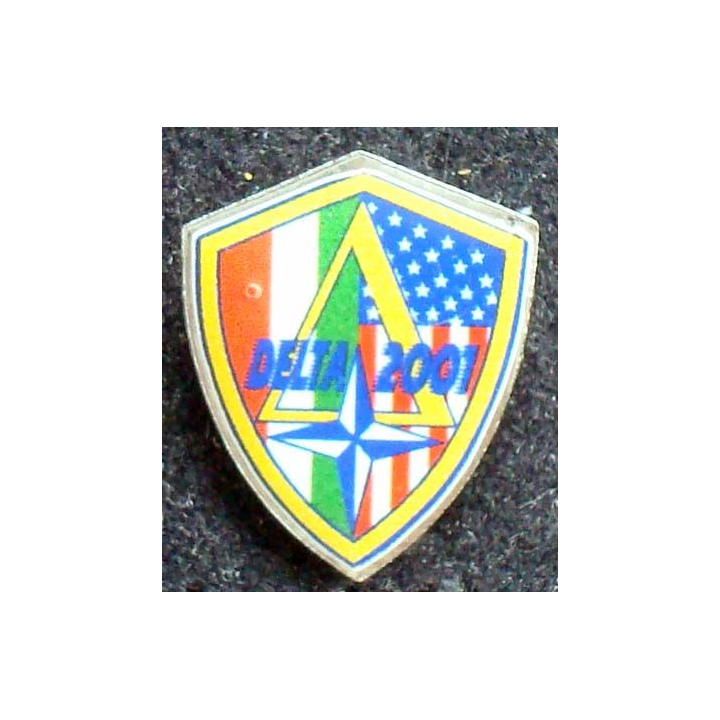 Pin's militaire : pin's de l'opération Delta 2001 forces Otan en Afghanistan
