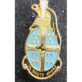 Pin's militaire : pin's du 4° régiment de chasseurs