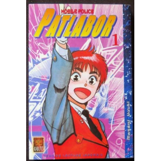 MANGA : livre de Patlabor mobile police tome 1 sens de lecture japonais