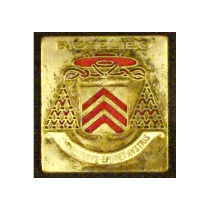 MARINE bâtiment de ligne Richelieu  Arthus Bertrand insigne métallique