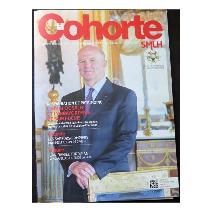 LA COHORTE N°221 Légion d'honneur avec un portrait sur l'hôtel de Salm et la route de la soie