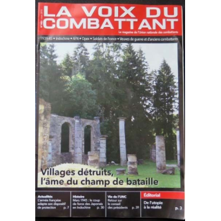 LA VOIX DU COMBATTANT N°1803 mars 2015  sur  les villages détruits et l'âme du Champ de bataille