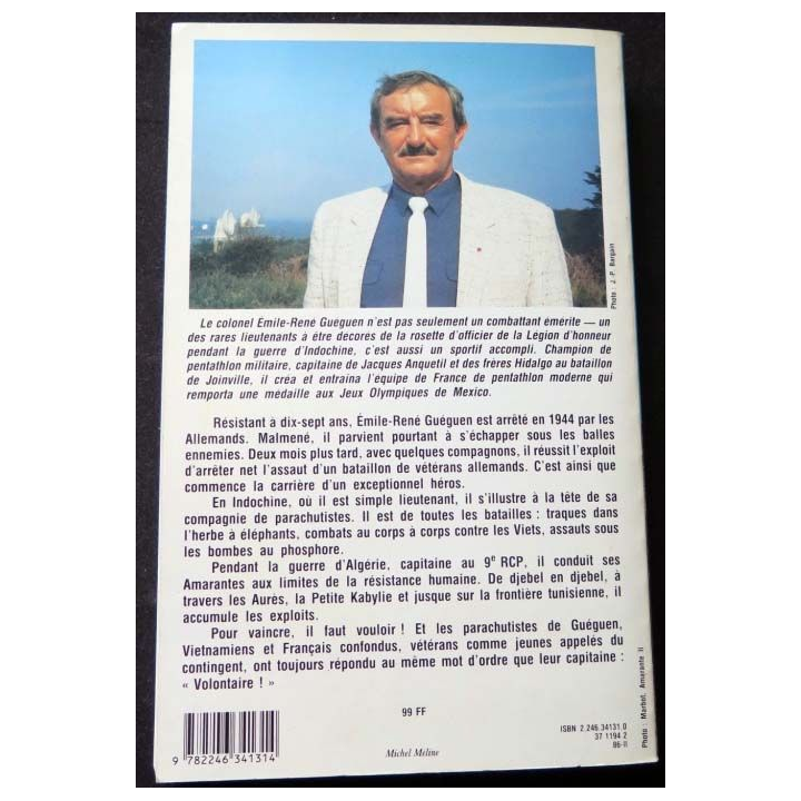 HISTOIRE MILITAIRE : Livre sur volontaire écrit par Emile-René Guéguen aux éditions Grasset
