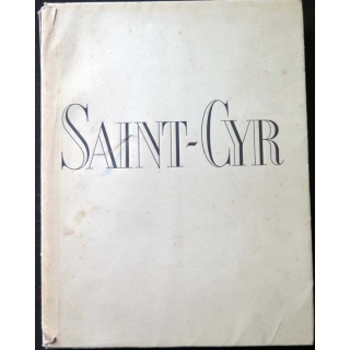 HISTOIRE MILITAIRE : Livre Saint Cyr édition originale sur velin bouffant n° 119 
