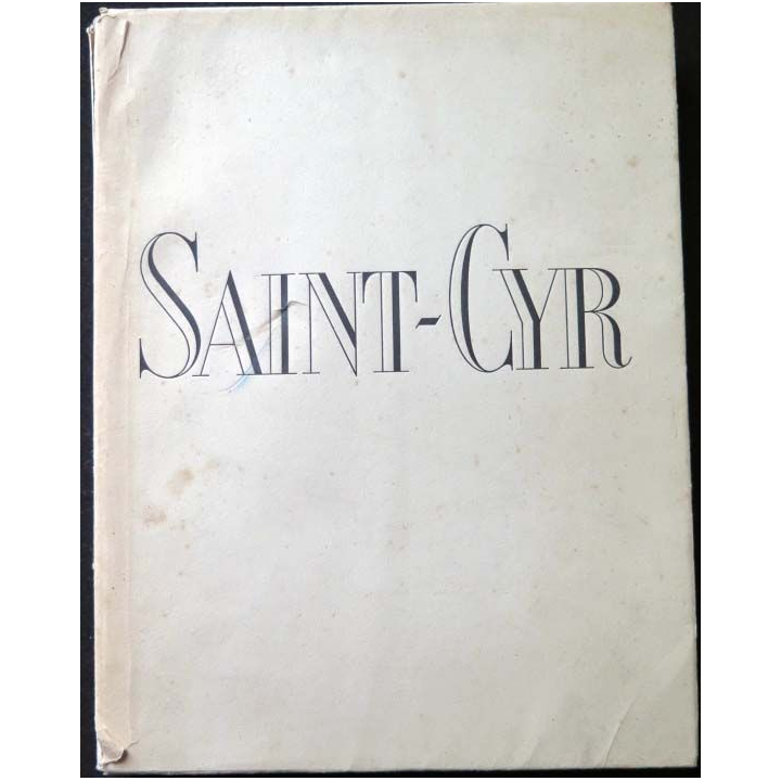 HISTOIRE MILITAIRE : Livre Saint Cyr édition originale sur velin bouffant n° 119 