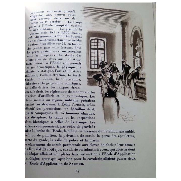 HISTOIRE MILITAIRE : Livre Saint Cyr édition originale sur velin bouffant n° 119 