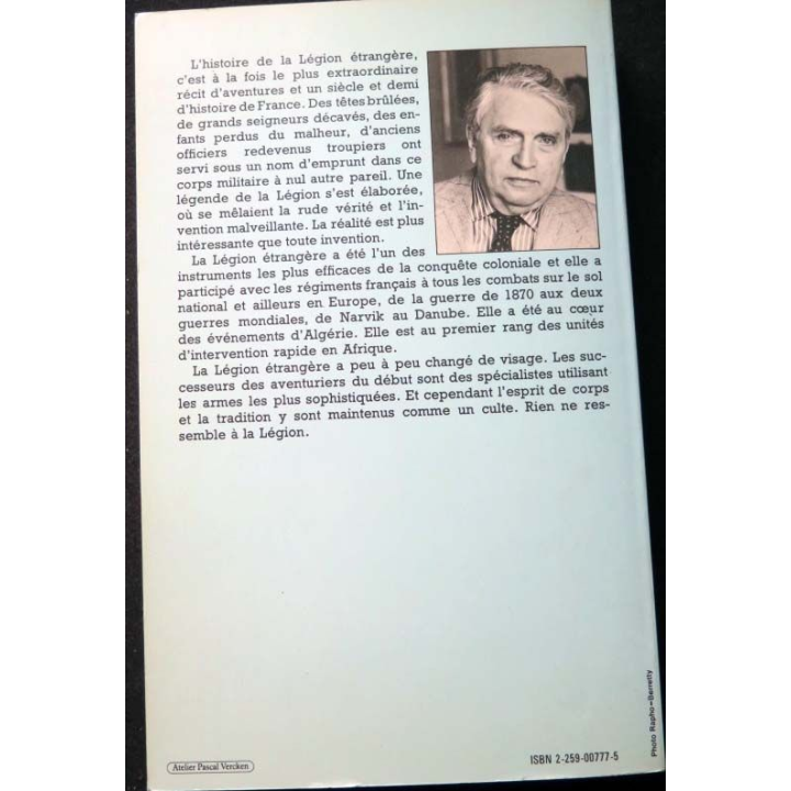 Histoire de la légion étrangère 1831 - 1981 écrit par Georges Blond aux éditions Plon