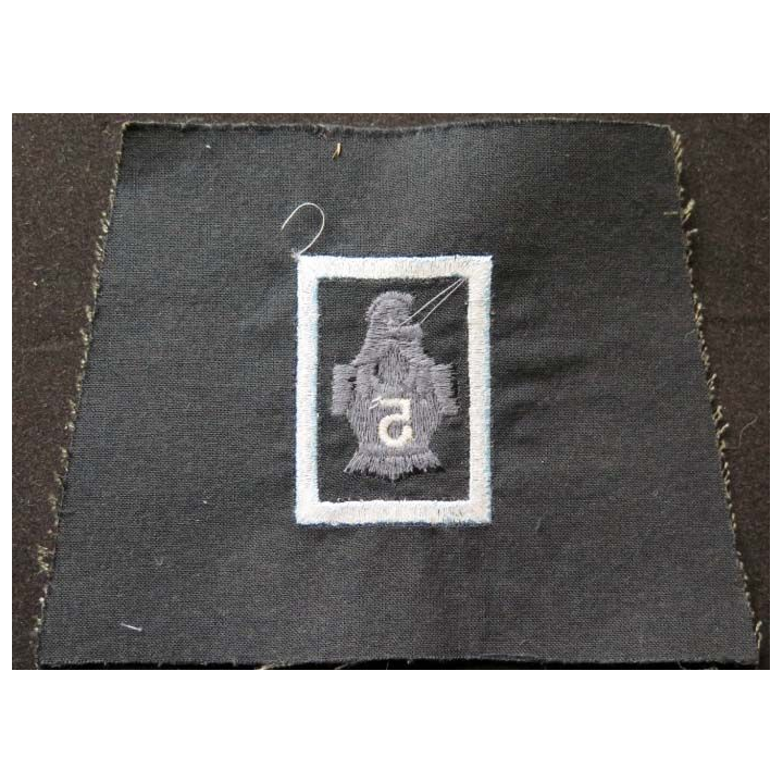 FOURREAU COMBAT : insigne tissu de fourreau de combat non cousu de la compagnie d'instruction