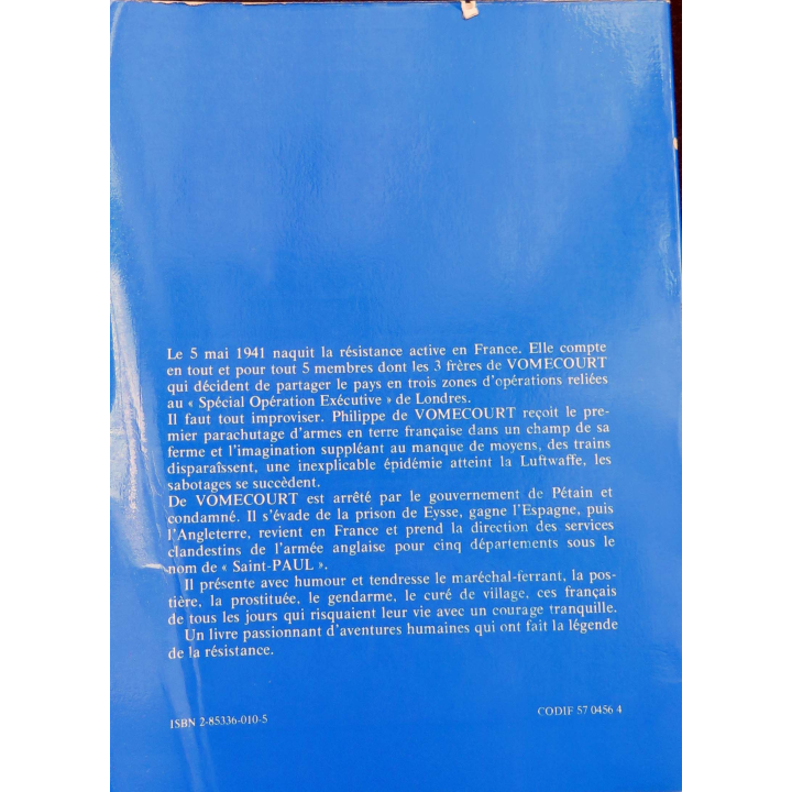 ivre la 2° DB écrit par Erwan Bergot aux Editions Presses de la Cité