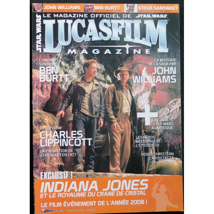 STAR WARS LUCASFILM MAGAZINE N° 70 mars - avril 2008
