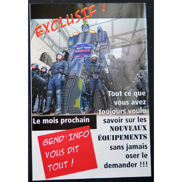 Gend Info : revue de la gendarmerie n° 296 de Avril 2007