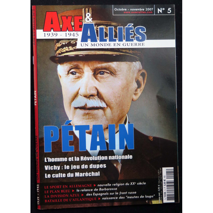 AXE 1939 - 1945 n°5 octobre - novembre 2007