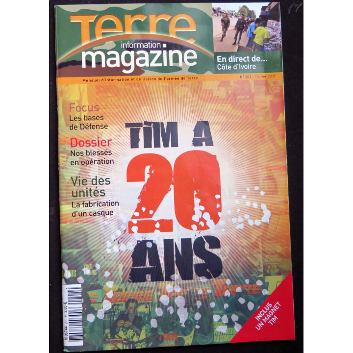 TIM : brochure de Terre information magazine n° 201