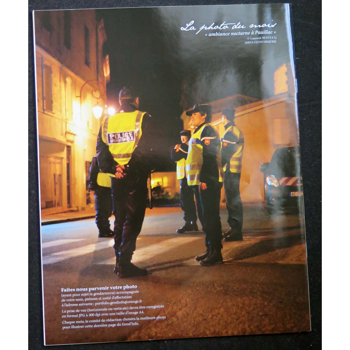 Gend Info : revue de la gendarmerie n° 330 de Octobre 2010 traite de la condition des personnels