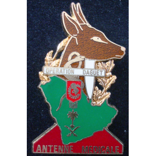 Antenne médicale opération Daguet de fabrication Delsart