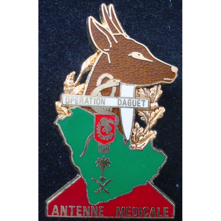 Antenne médicale opération Daguet de fabrication Delsart