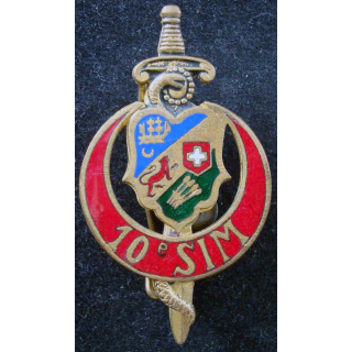 10° section d'infirmiers militaires de fabrication Drago H. 685 en émail