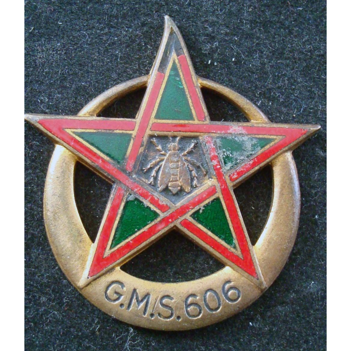 606° GMS de fabrication Drago en émail et sans attache