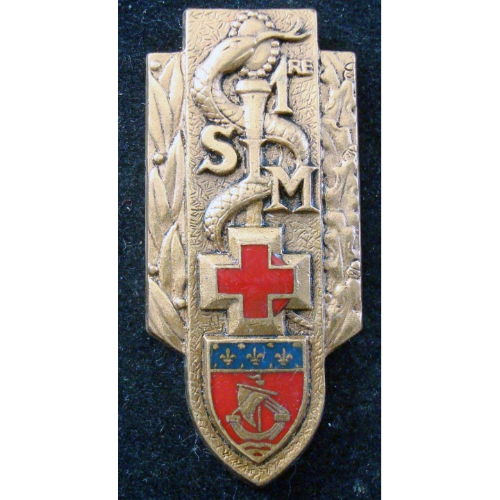 1° SIM  Arémail H. 558 en émail sans attache