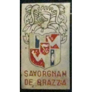 Aviso Savorgnan de Brazza fabrication artisanale peinte 
