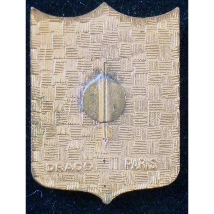 BA 117 Paris de fabrication Drago Paris en émail épingle aux extrémités coupées