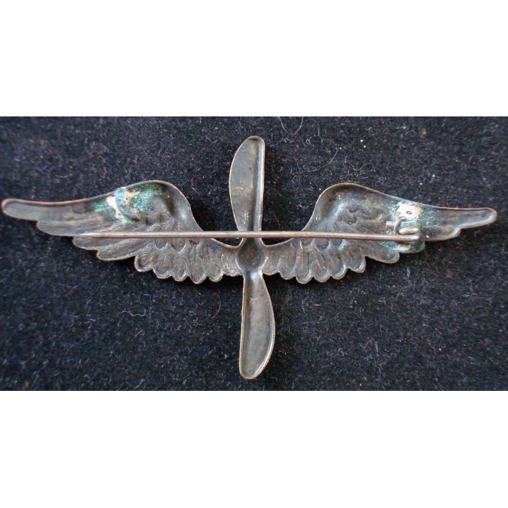 Brevet d'élève pilote d'avion et observateur de 1916 à 1934 en métal